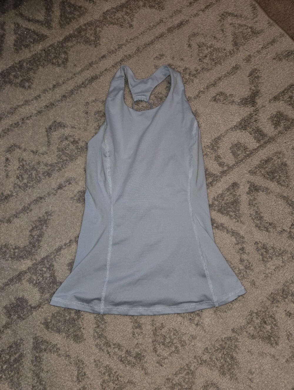 FP Movement by Free People Light Blue Racerback Tank
